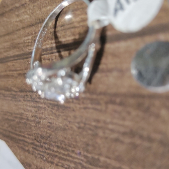 Marquise Cut Gemstones Ring CZ SS 925 - Picture 5 of 6